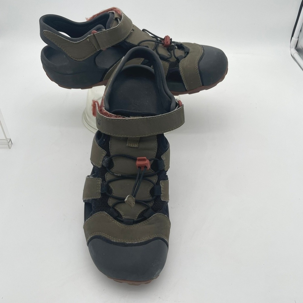 Teva outdoor water hiking trail sandal Green Black Size 13 Mens